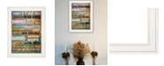 Trendy Decor 4U Today Is by Marla Rae, Ready to hang Framed print, White Frame, 15" x 19"